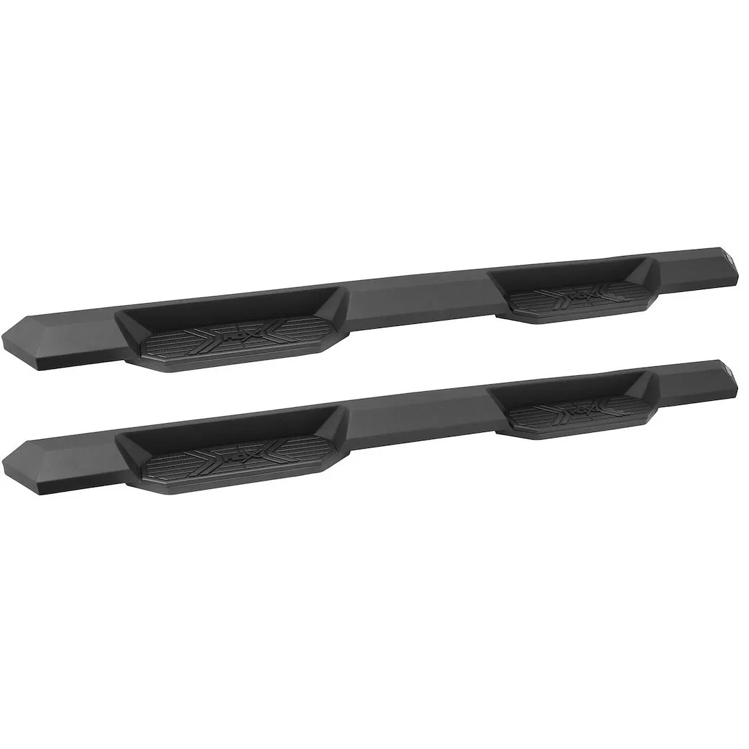 56-22775 – WESTIN Nerf Bar, With Step Pads 3 Inch Square Straight Textured Powder Coat Black Steel With Welded End Ca...